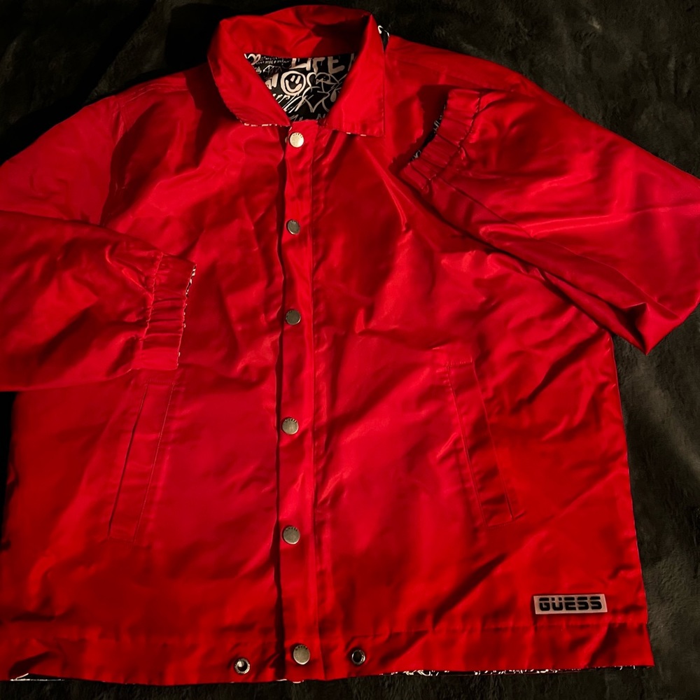 90’s GUESS revers-able wind breaker